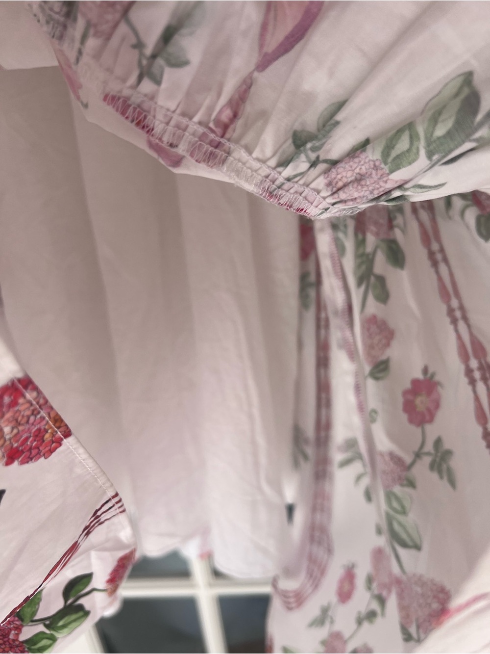 Hill House Pink and Green Floral Striped Midi Dress - Picture 13 of 16